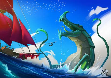 ArtStation - SEA BEAST CONCEPT