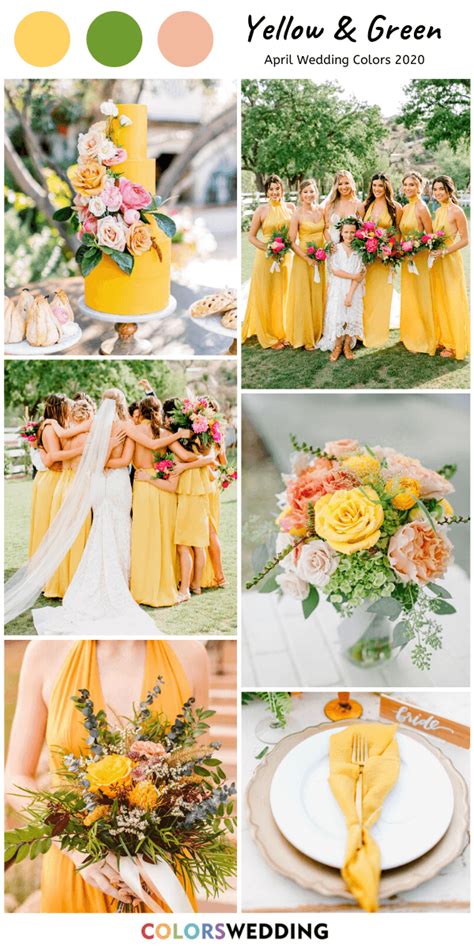 Colors Wedding | 8 Perfect April Wedding Color Combos for 2020