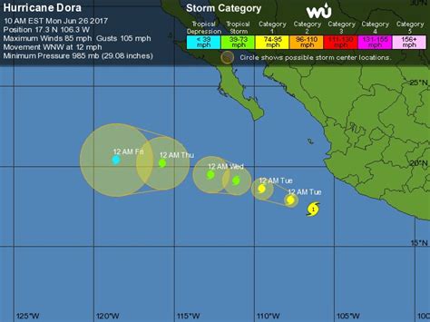 Dora Becomes the Year’s First Western Hemisphere Hurricane | Weather ...