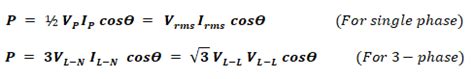 Power Formulas in DC and AC 1-Phase & 3-Phase Circuits