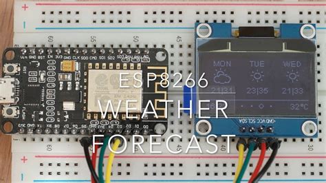 ESP8266 weather station - YouTube