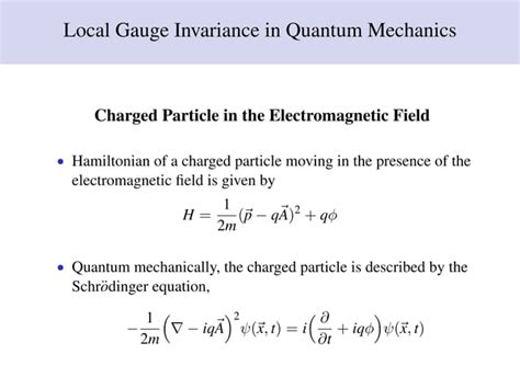 Presentation gauge field theory