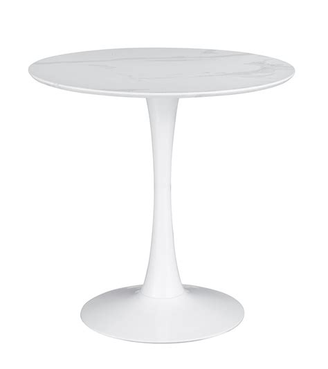 Arkell 30-inch Round Pedestal Dining Table White - Walmart.com - Walmart.com