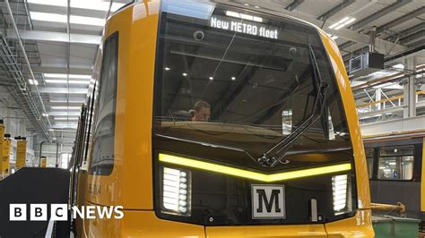 Tyne and Wear Metro trains off between Newcastle and South Tyneside. - BBC News