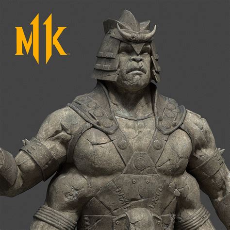 ArtStation - Mortal Kombat 11 - Shokan statue