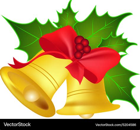 Christmas jingle bells Royalty Free Vector Image