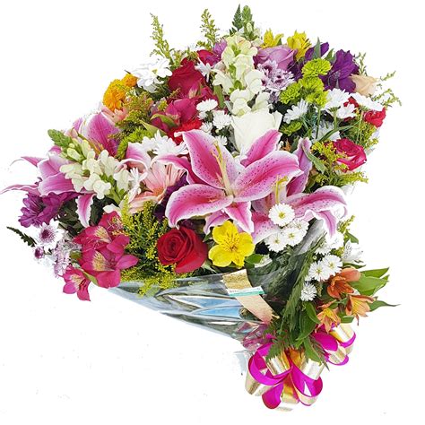 Buquê com Flores do Campo, Rosas e Flores Nobres Gigante Cod. B-055 ...