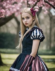 Dark Alice In Wonderland Cosplay. Face Swap. Insert Your Face ID:914038