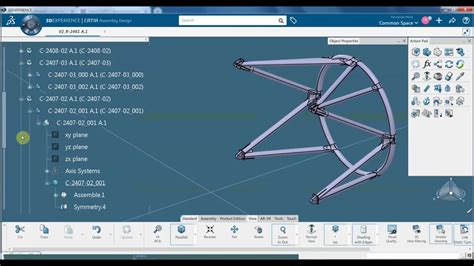 CATIA 3DEXPERIENCE commands - c:Tree Overview - YouTube