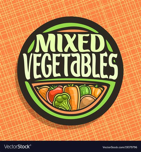 Logo for vegetables Royalty Free Vector Image - VectorStock