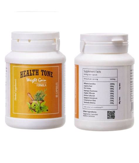 Health Tone WEIGHT GAIN CAPSULES 90: Buy Health Tone WEIGHT GAIN CAPSULES 90 at Best Prices in ...