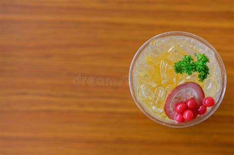 Fresh Cocktail Drinks with Ice Fruit Stock Image - Image of lifestyle ...