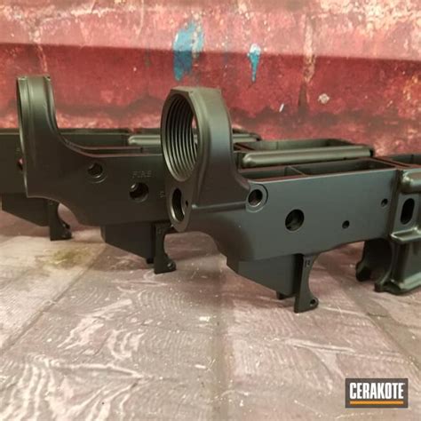 AR-15 Lower Receivers featuring Graphite Black | Cerakote