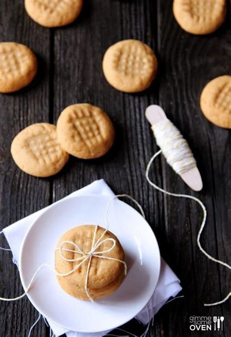 3 Ingredient Peanut Butter Cookies | Gimme Some Oven