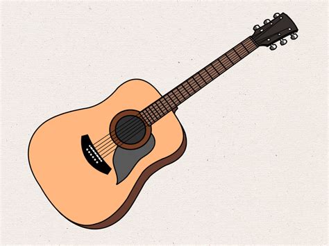 How to Draw an Acoustic Guitar: 15 Steps (with Pictures) - wikiHow