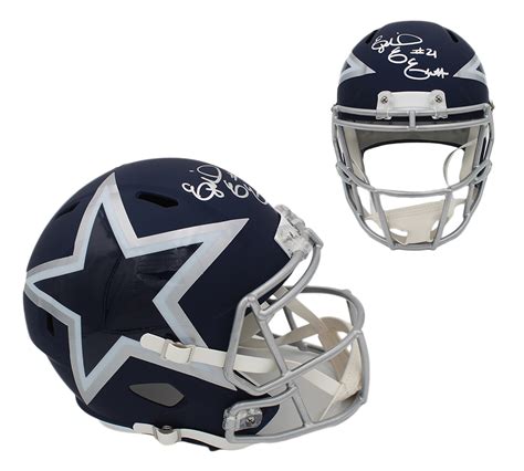 Ezekiel Elliott Signed Cowboys Full-Size AMP Alternate Speed Helmet (Radtke) | Pristine Auction