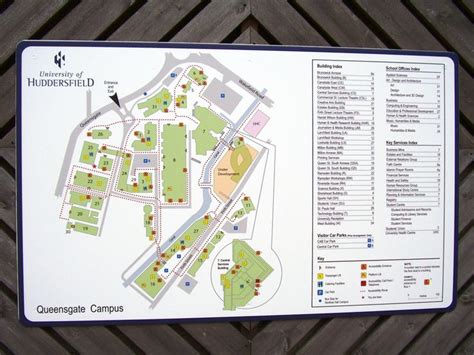 University Of Huddersfield Campus Map