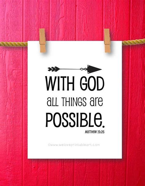 With God All Things Are Possible by WeLovePrintableArt on Etsy