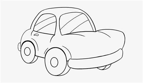 Download How To Draw A Cartoon Car - Drawing | Transparent PNG Download ...