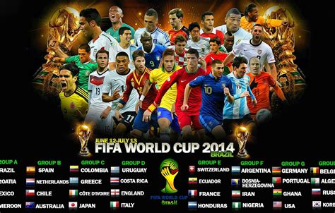 Wallpaper football, fifa world cup, group, brazil, world Cup, 2014 images for desktop, section ...