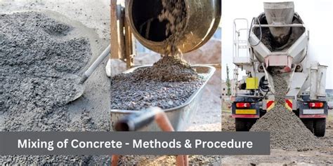 Mixing of Concrete – Methods And Procedure|Batching Of Concrete | Water ...