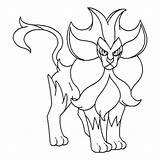 668 Pyroar Male Coloring Page By Nikki M Garrett On DeviantArt sketch template