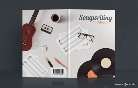 Songwriting Notebook Music Book Cover Design Vector Download