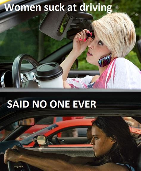 Women drivers/anti-stereotype meme