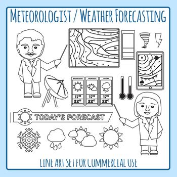 Meteorologist Clipart Black And White Heart