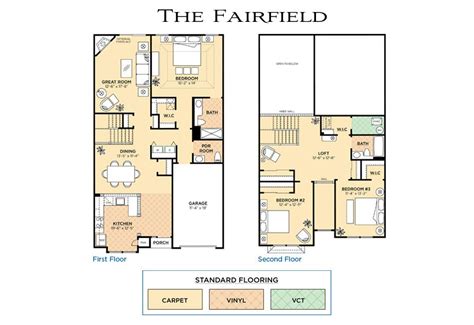 The Fairfield Floorplan | Floor plans, Great rooms, Bath storage