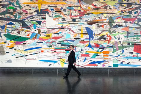 Julie Mehretu's Mural | at Goldman Sachs as seen on gothamis… | Flickr