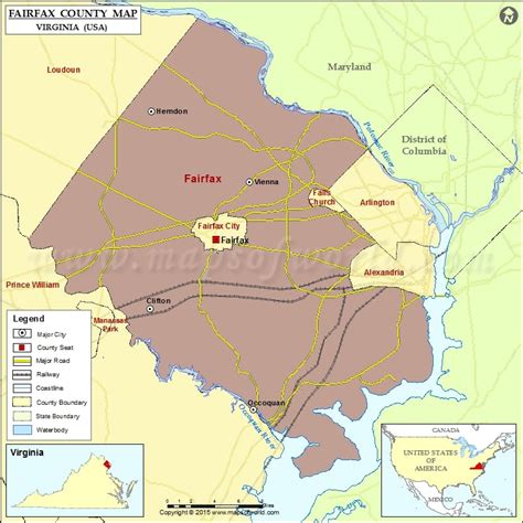 Fairfax County Zip Code Map - Map