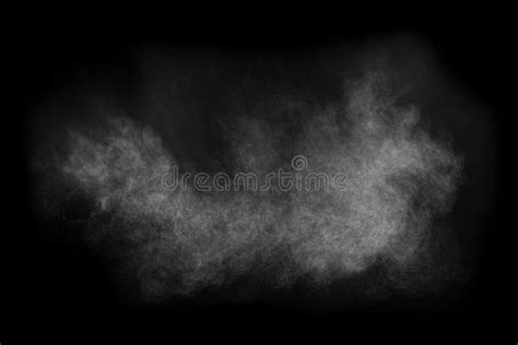 Dust Cloud on Black Background Stock Photo - Image of closeup, fumes ...