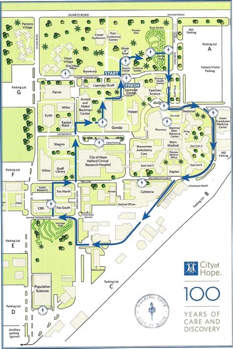 City Of Hope Duarte Campus Map - Map