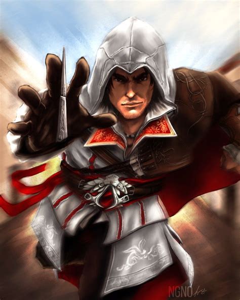 Ezio Fan Art by ngenoART.deviantart.com on @DeviantArt | Assassin’s ...