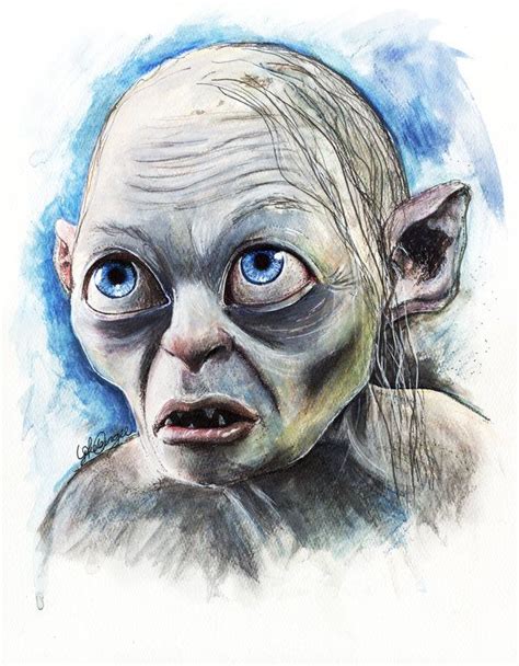 Gollum by Luke Fielding [©2013] | Hobbit art, Lotr art, Middle earth art