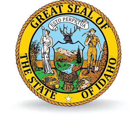 Idaho State Seal | Stock vector | Colourbox