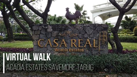 Virtual Walk - Acacia Estates Taguig (4K) - YouTube