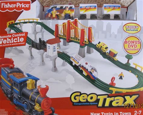 Buy GEO TRAX GeoTrax REMOTE Control NEW TRAIN in TOWN SET w 2 TEAMS ...