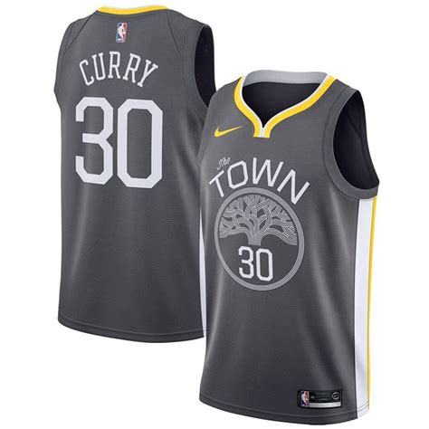 Nike Stephen Curry Golden State Warriors Black Swingman Jersey - Statement Edition