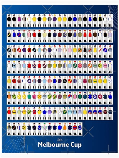 Melbourne Cup Winners Premium Matte Vertical Poster Designed & Sold By ...