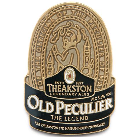 Pre-ceremony pints. Theakston Old Peculier. | Beer label, Olds, Barley beer