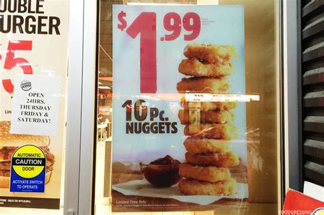 Review: Burger King Chicken Nuggets for $1.99 - Foodgressing