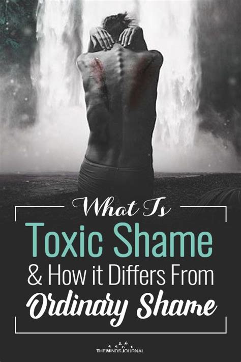 What Is Toxic Shame and How it Differs From Ordinary Shame | Toxic ...