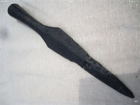 Medieval iron spearhead - Catawiki