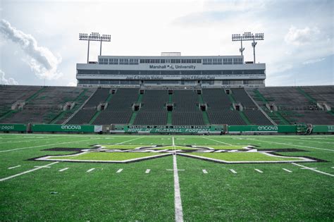 Marshall Football Fans Get First Look At New Turf | Downtown Huntington