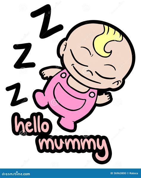 Hello mummy stock vector. Image of child, greeting, cartoon - 36963800