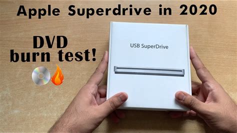 Apple USB SuperDrive in 2020 || Unboxing and Burning a Disk with it ! - YouTube