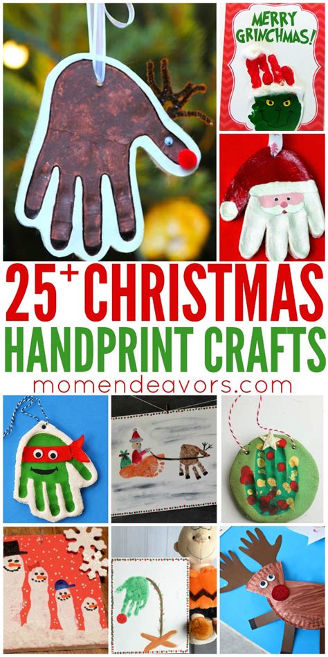 Christmas Handprint Footprint Craft Bundle Printable Canada | ubicaciondepersonas.cdmx.gob.mx