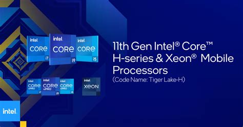 11th Gen Intel Core H-series ‘Tiger Lake’ processors announced for gaming laptops